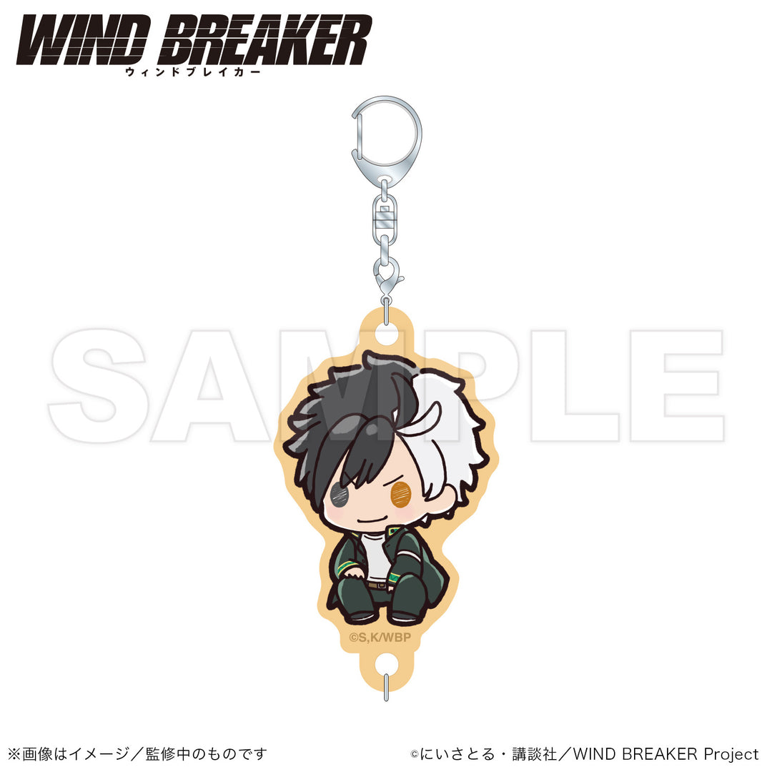 WIND BREAKER Connecting Acrylic Keychain (PUCHI KYUN Series)