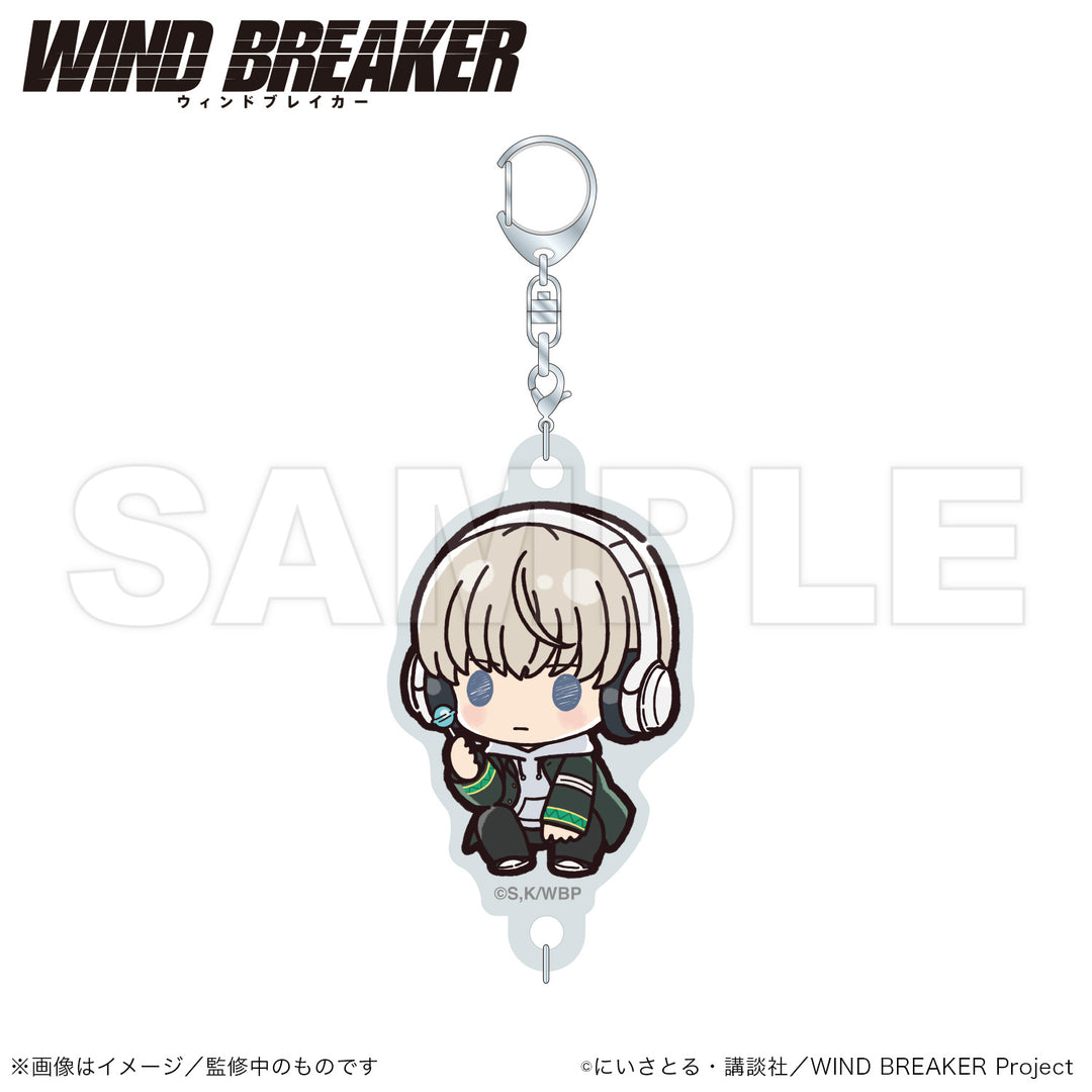 WIND BREAKER Connecting Acrylic Keychain (PUCHI KYUN Series)