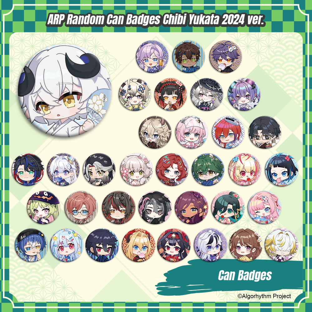 ARP Random Can Badges Chibi Yukata 2024 ver.