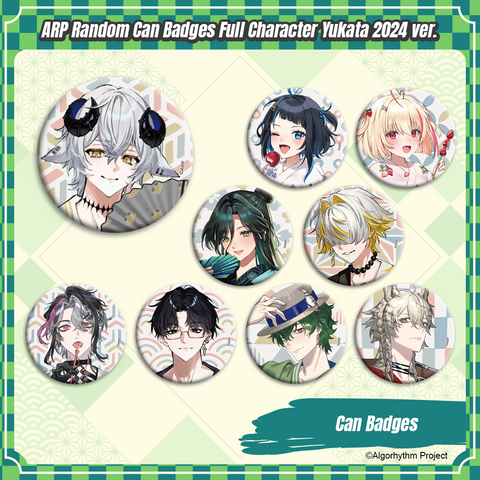 ARP Random Can Badges Full Character Yukata 2024 ver.