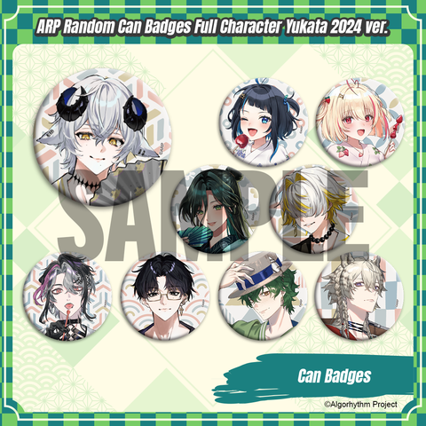 ARP Random Can Badges Full Character Yukata 2024 ver.【Shipping : October 2024】