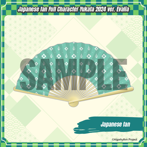 Japanese fan Full Character Yukata 2024 ver.【Shipping : January 2025】