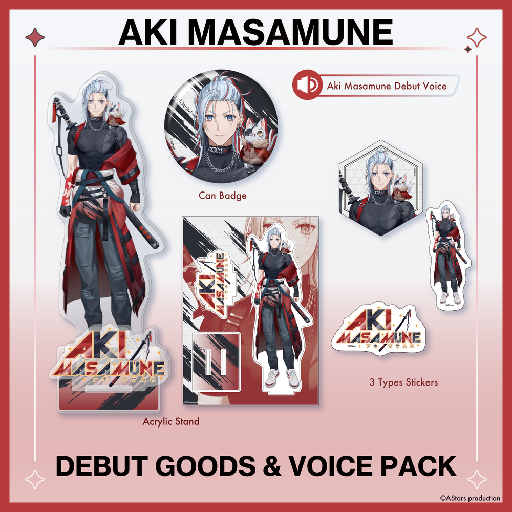 Aki Masamune Debut Goods & Voice pack