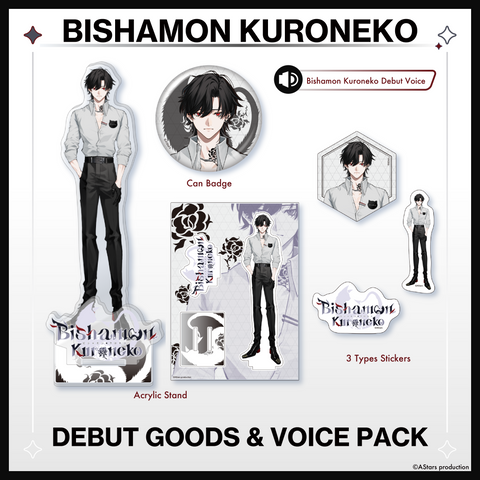 Bishamon Kuroneko Debut Goods & Voice pack