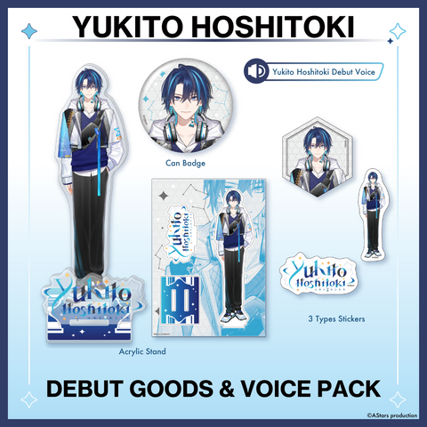 Yukito Hoshitoki Debut Goods & Voice pack