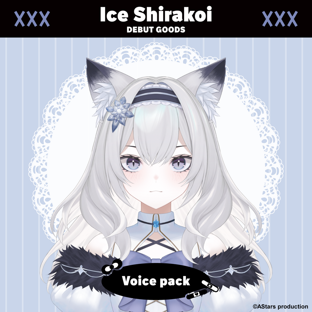 
                      
                        Ice Shirakoi Debut Goods & Voice pack
                      
                    